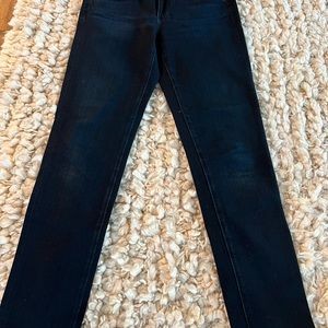 AG dark blue skinny jeans